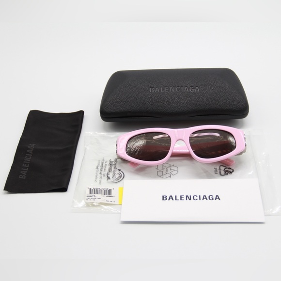 NEW BALENCIAGA BB0095S 013 PINK SUNGLASSES BALENCIAGA BB 0095S - Picture 12 of 12